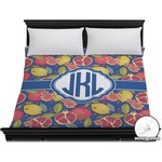 Pomegranates & Lemons Duvet Cover - King (Personalized)