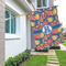 Pomegranates & Lemons House Flags - Single Sided - LIFESTYLE