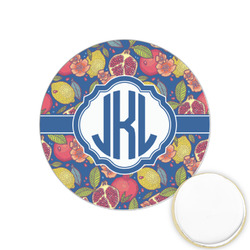Pomegranates & Lemons Printed Cookie Topper - 1.25" (Personalized)