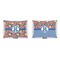 Pomegranates & Lemons  Indoor Rectangular Burlap Pillow (Front and Back)