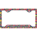 Pomegranates & Lemons License Plate Frame - Style C (Personalized)