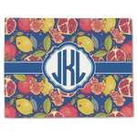 Pomegranates & Lemons Single-Sided Linen Placemat - Single w/ Monogram