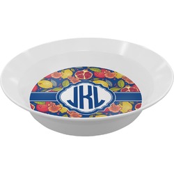 Pomegranates & Lemons Melamine Bowl - 12 oz (Personalized)