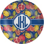 Pomegranates & Lemons Melamine Plate (Personalized)