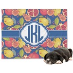 Pomegranates & Lemons Dog Blanket - Large (Personalized)