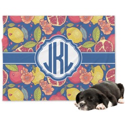 Pomegranates & Lemons Dog Blanket - Regular (Personalized)