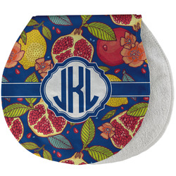 Pomegranates & Lemons Burp Pad - Velour w/ Monogram