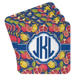 Pomegranates & Lemons Paper Coasters (Personalized)