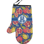 Pomegranates & Lemons Left Oven Mitt (Personalized)