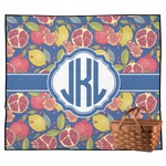 Pomegranates & Lemons Outdoor Picnic Blanket (Personalized)