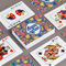 Pomegranates & Lemons Playing Cards - Front & Back View