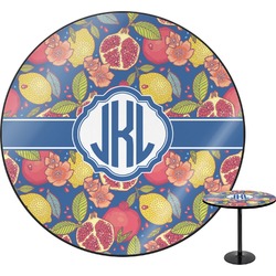 Pomegranates & Lemons Round Table - 24" (Personalized)