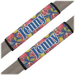 Pomegranates & Lemons Seat Belt Covers (Set of 2) (Personalized)