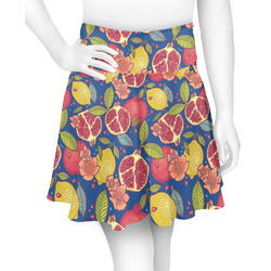 Pomegranates & Lemons Skater Skirt - Medium