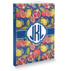 Pomegranates & Lemons Softbound Notebook - 5.75" x 8" (Personalized)
