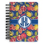 Pomegranates & Lemons Spiral Notebook - 5x7 w/ Monogram