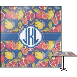 Pomegranates & Lemons Square Table Top - 24" (Personalized)