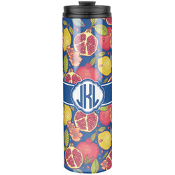 Pomegranates & Lemons Stainless Steel Skinny Tumbler - 20 oz (Personalized)