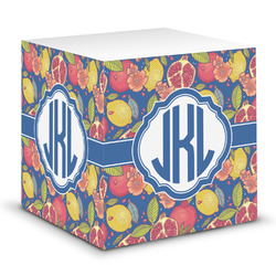 Pomegranates & Lemons Sticky Note Cube (Personalized)