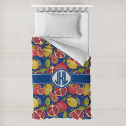 Pomegranates & Lemons Toddler Duvet Cover w/ Monogram