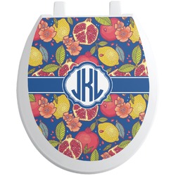 Pomegranates & Lemons Toilet Seat Decal (Personalized)