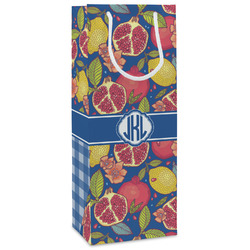 Pomegranates & Lemons Wine Gift Bags - Matte (Personalized)