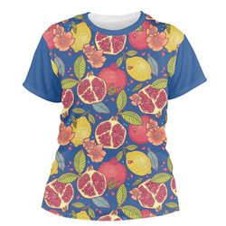 Pomegranates & Lemons Women's Crew T-Shirt - Large