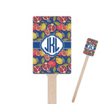 Pomegranates & Lemons 6.25" Rectangle Wooden Stir Sticks - Double Sided (Personalized)