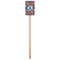 Pomegranates & Lemons Wooden 6.25" Stir Stick - Rectangular - Single Stick