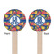 Pomegranates & Lemons Wooden 6" Stir Stick - Round - Double Sided - Front & Back