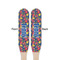 Pomegranates & Lemons Wooden Food Pick - Paddle - Double Sided - Front & Back