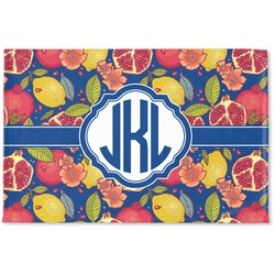 Pomegranates & Lemons Woven Mat (Personalized)