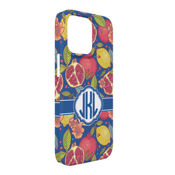 Custom Pomegranates & Lemons iPhone Case - Plastic - iPhone 13 Pro Max (Personalized)