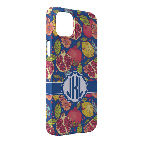 Custom Pomegranates & Lemons iPhone Case - Plastic - iPhone 14 Pro Max (Personalized)