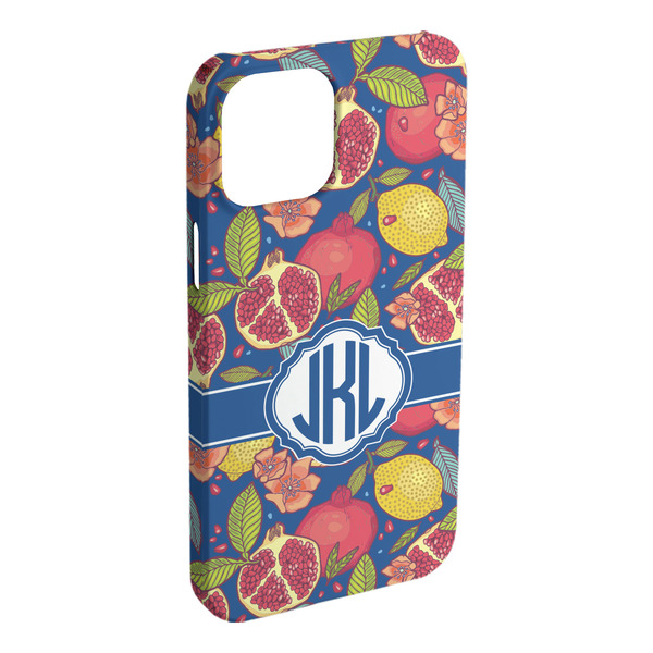 Custom Pomegranates & Lemons iPhone Case - Plastic - iPhone 15 Plus (Personalized)