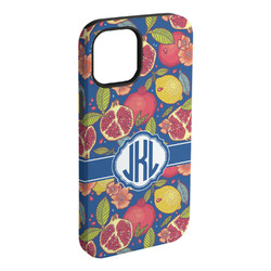 Pomegranates & Lemons iPhone Case - Rubber Lined - iPhone 15 Plus (Personalized)