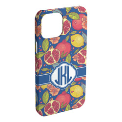 Pomegranates & Lemons iPhone Case - Plastic - iPhone 15 Pro Max (Personalized)