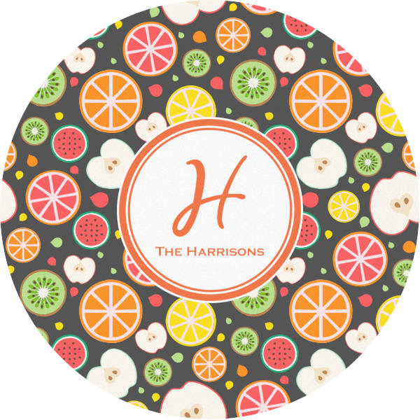 Custom Apples & Oranges Multipurpose Round Labels - 1" (Personalized)