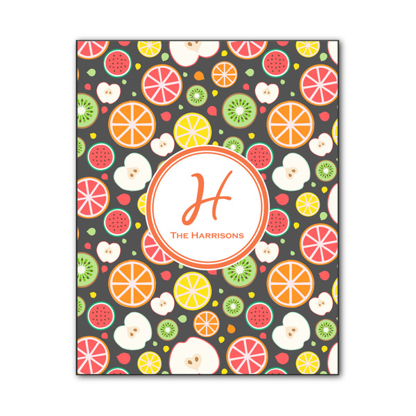 Custom Apples & Oranges Wood Print - 11x14 (Personalized)