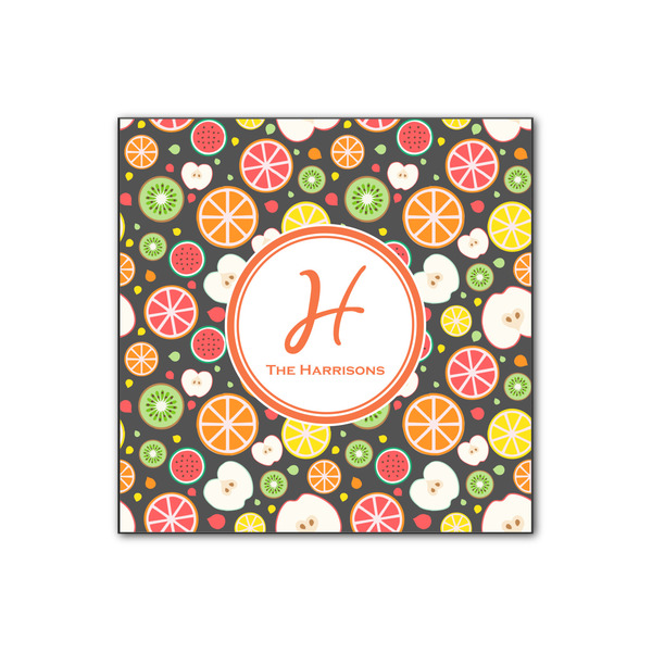 Custom Apples & Oranges Wood Print - 12x12 (Personalized)