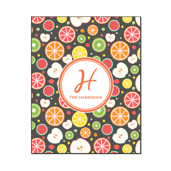 Custom Apples & Oranges Wood Print - 16x20 (Personalized)