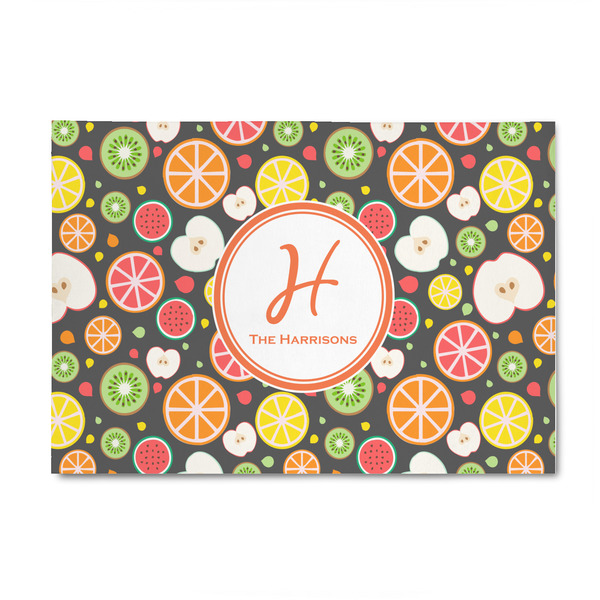 Custom Apples & Oranges 4' x 6' Patio Rug (Personalized)