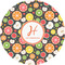 Apples & Oranges 5" Multipurpose Round Label - Single Sticker