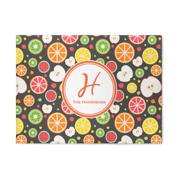 Custom Apples & Oranges 5' x 7' Patio Rug (Personalized)