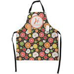 Apples & Oranges Apron With Pockets w/ Name and Initial