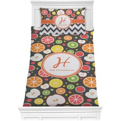Apples & Oranges Comforter Set - Twin XL (Personalized)