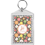 Apples & Oranges Bling Keychain (Personalized)