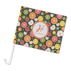 Apples & Oranges Car Flag (Personalized)