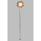 Apples & Oranges Clear Plastic 7" Stir Stick - Round - Single Stick