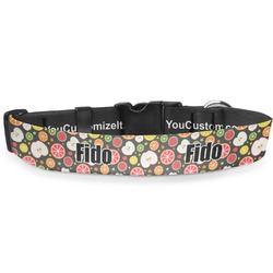 Apples & Oranges Deluxe Dog Collar (Personalized)